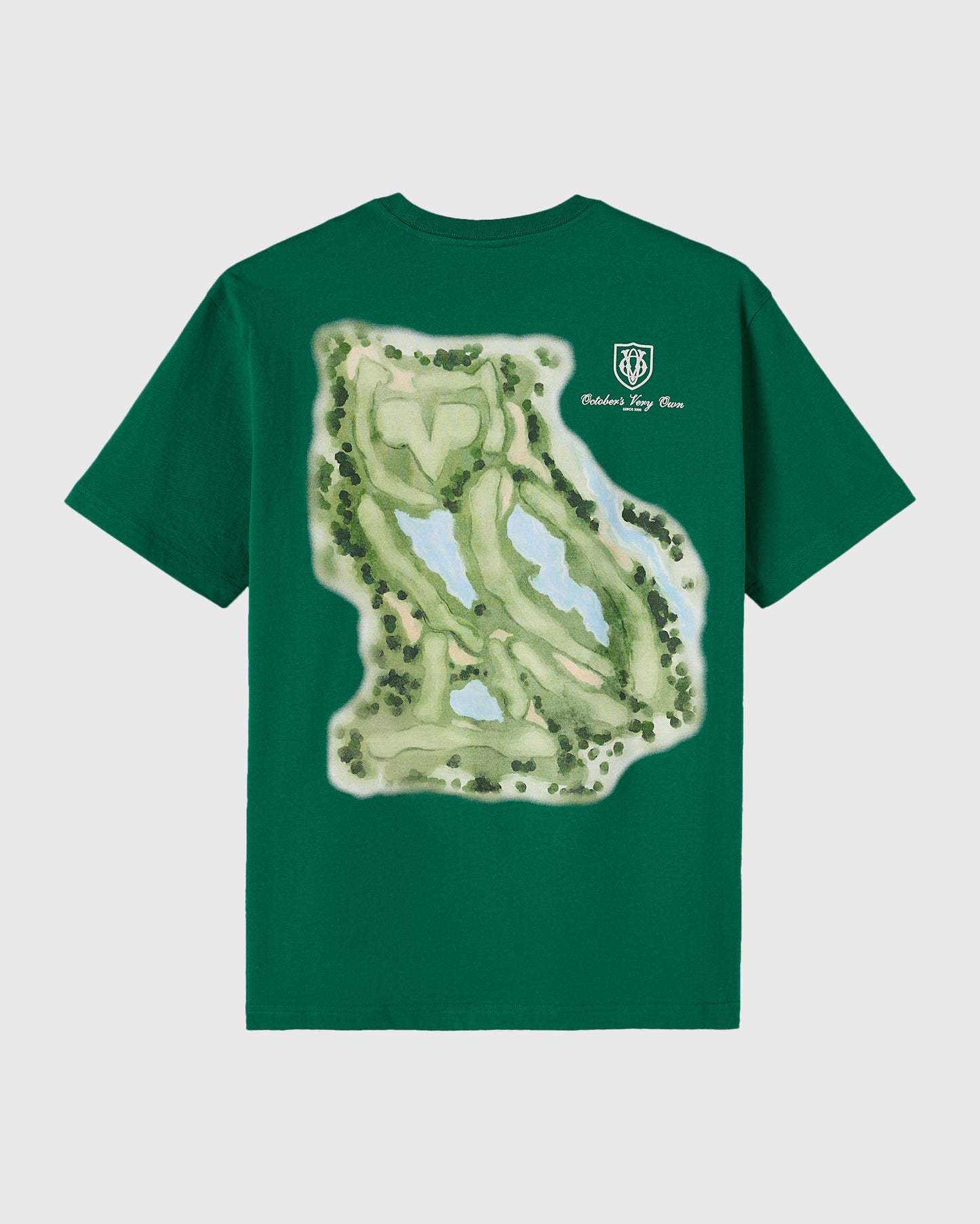 T-SHIRT TERRAIN DE GOLF - VERT LUXURIANT