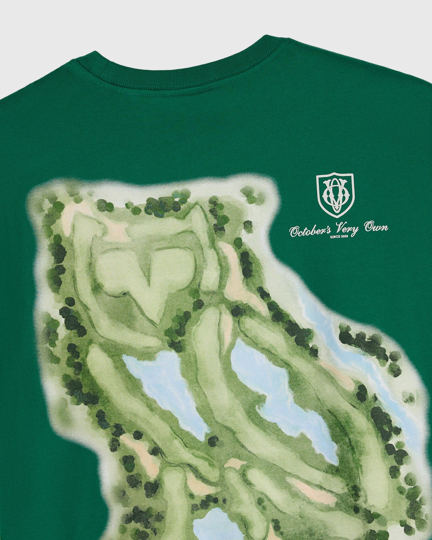 T-SHIRT TERRAIN DE GOLF - VERT LUXURIANT