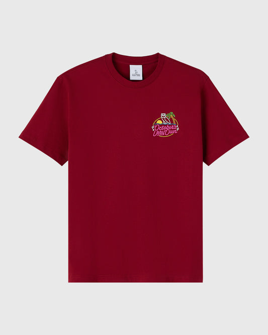 Neon Sign Tee - Deep Red