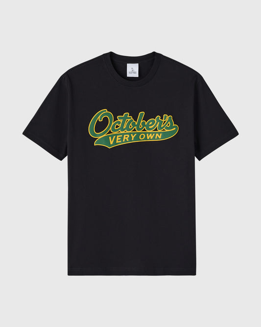 Sports Script Tee - Black