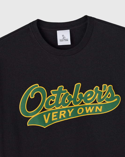 Sports Script Tee - Black