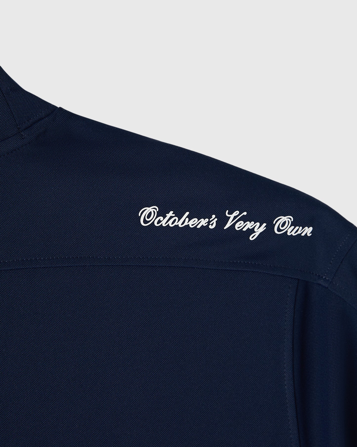OVO Golf Mockneck Tee - Deep Denim