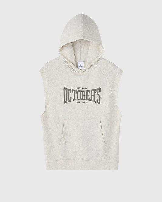 Sleeveless Training Hoodie - Heather Grey