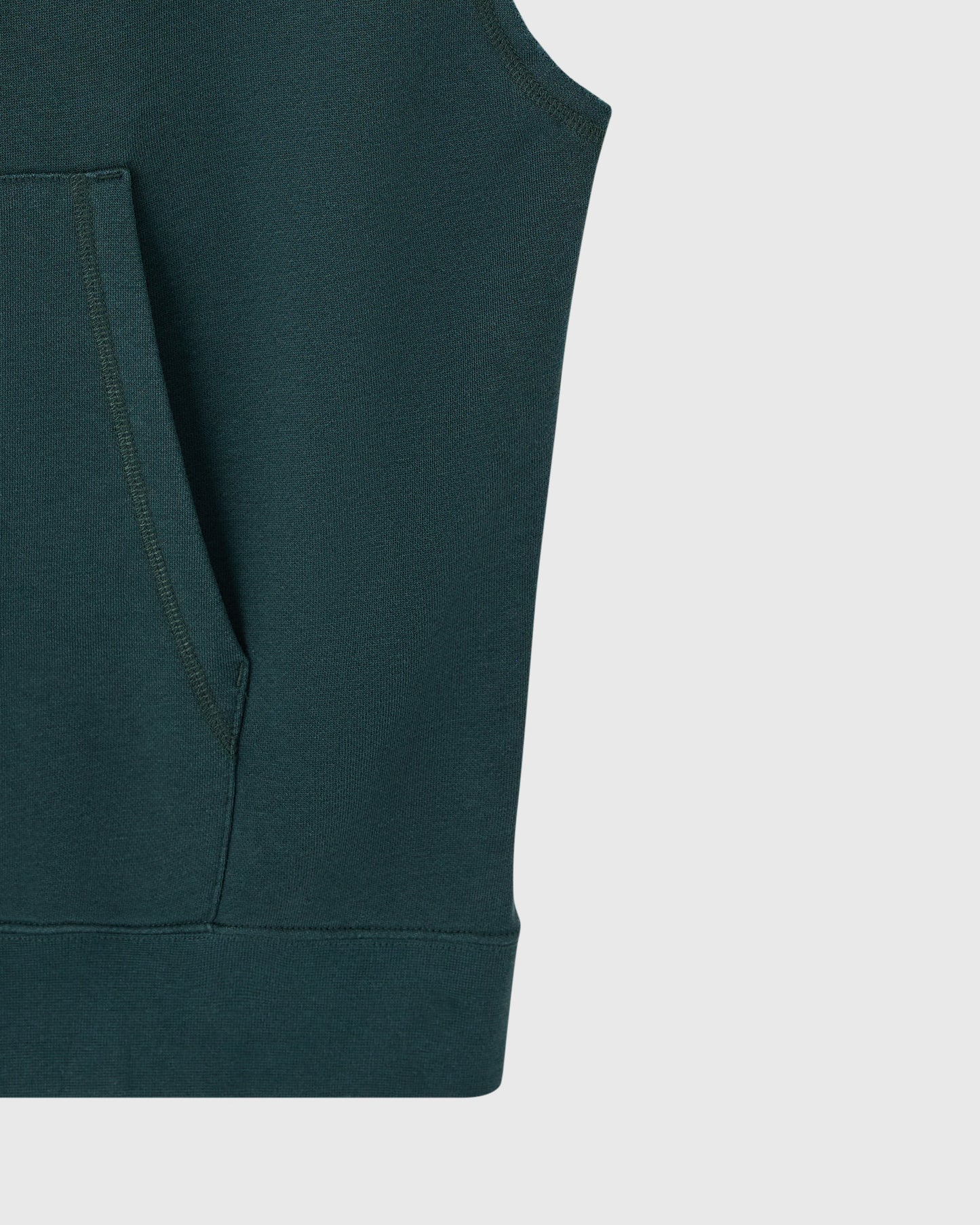 Sleeveless Training Hoodie - Midnight Green