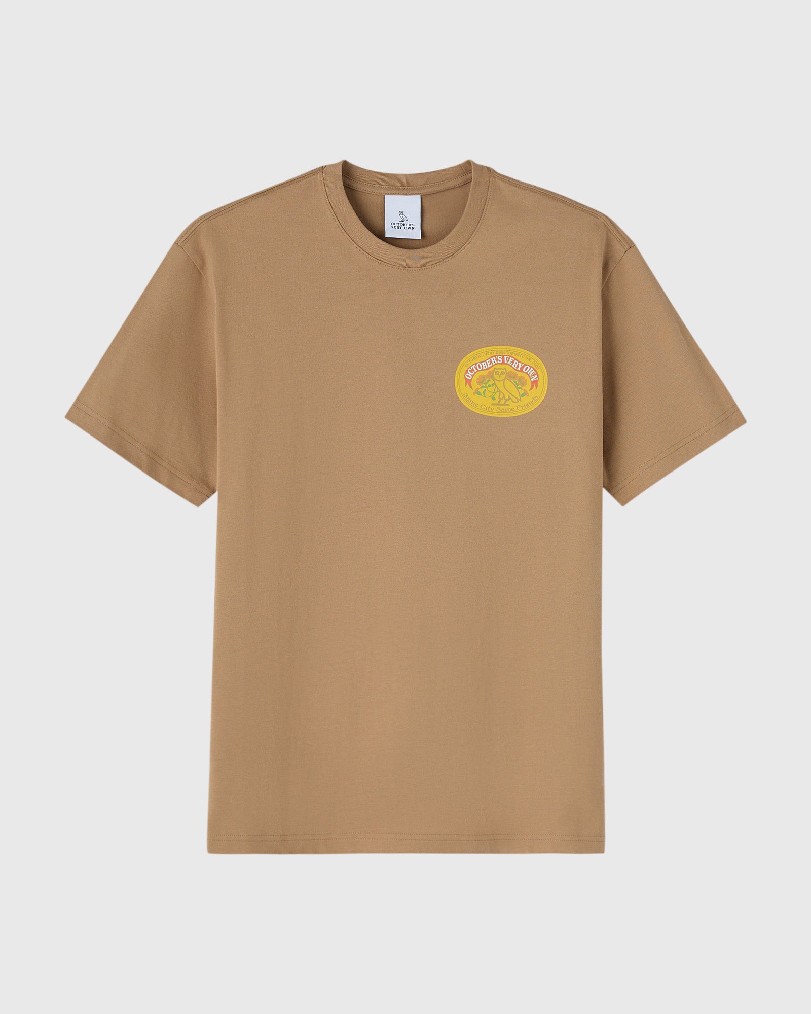 Pom Pom Banner Tee - Camel