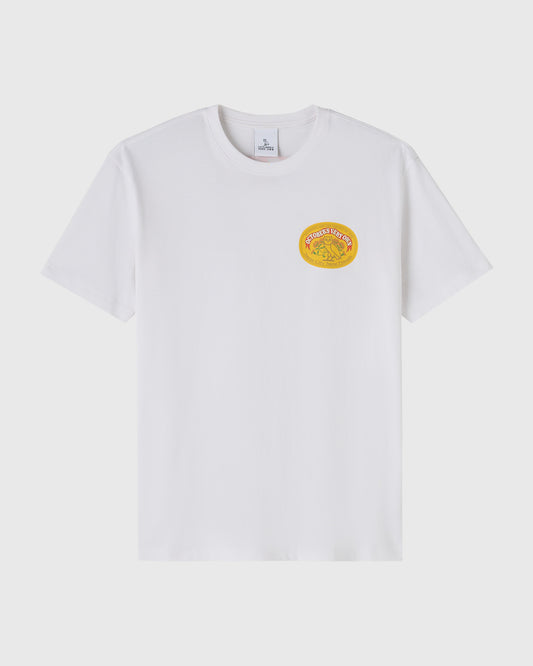 Pom Pom Banner Tee - White