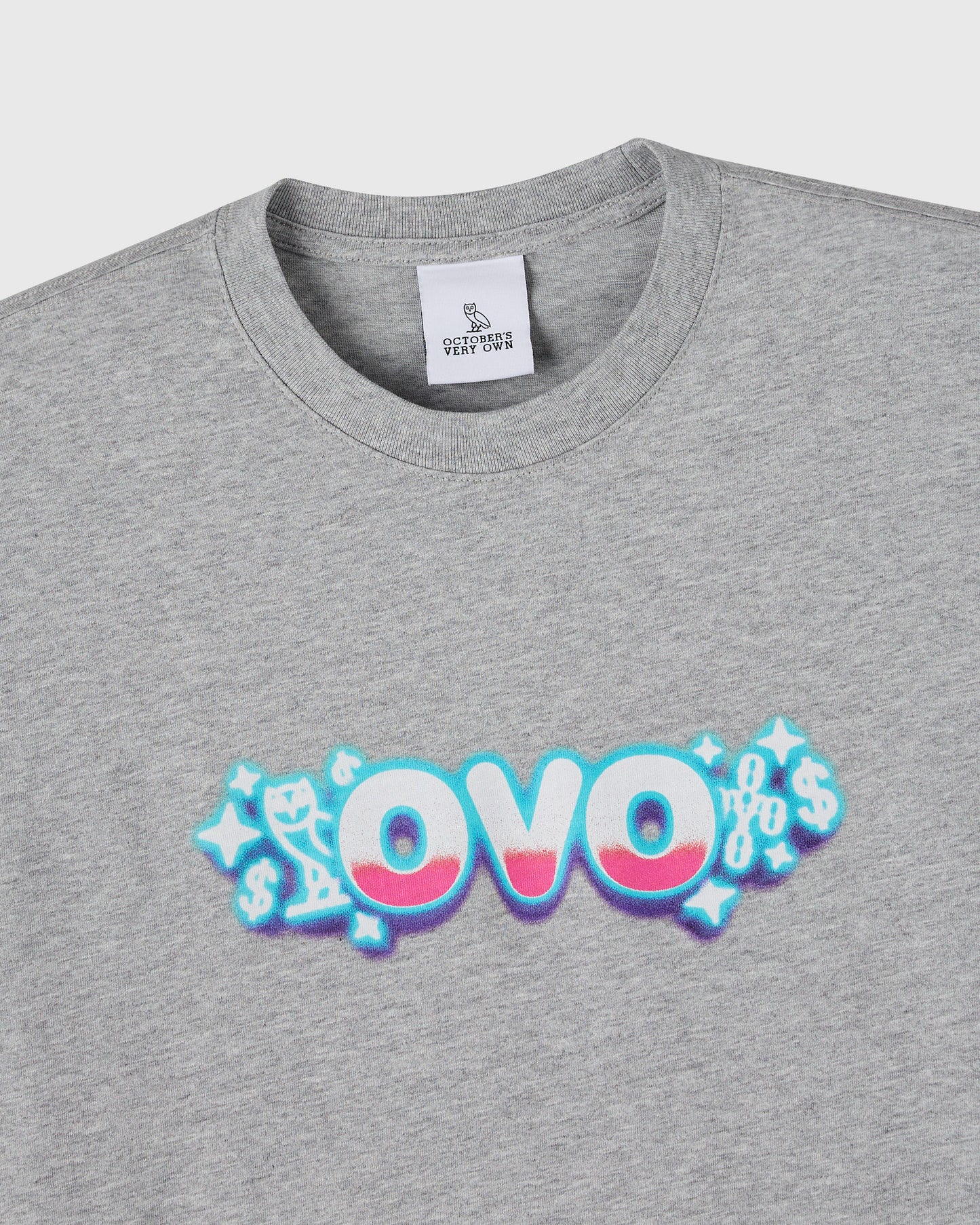 Slots Tee - Heather Grey