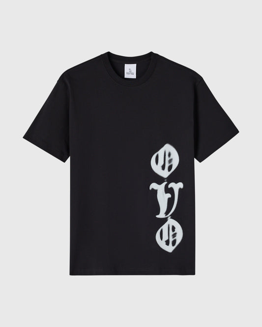 6 God Air Brush Tee - Black