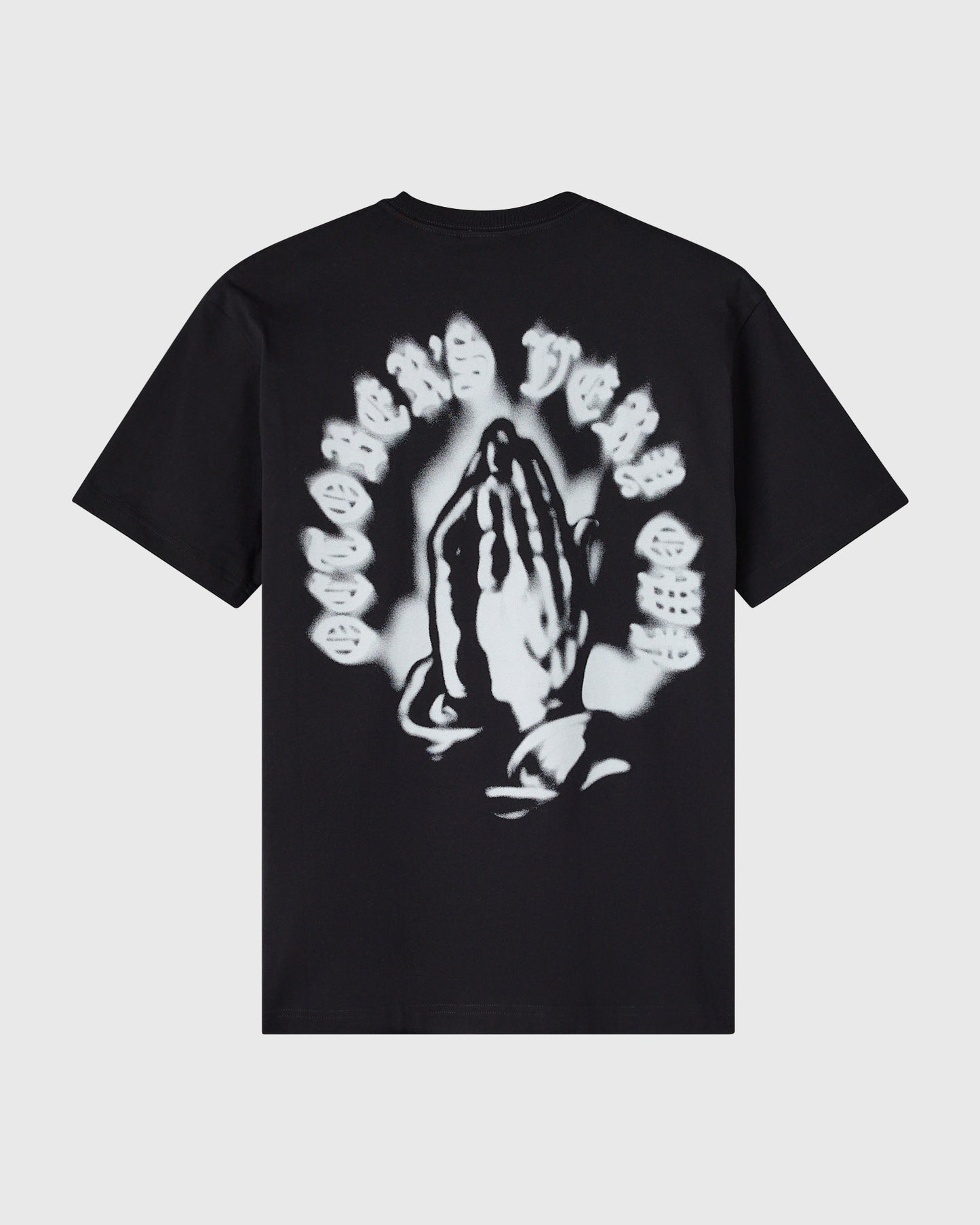 6 God Air Brush Tee - Black