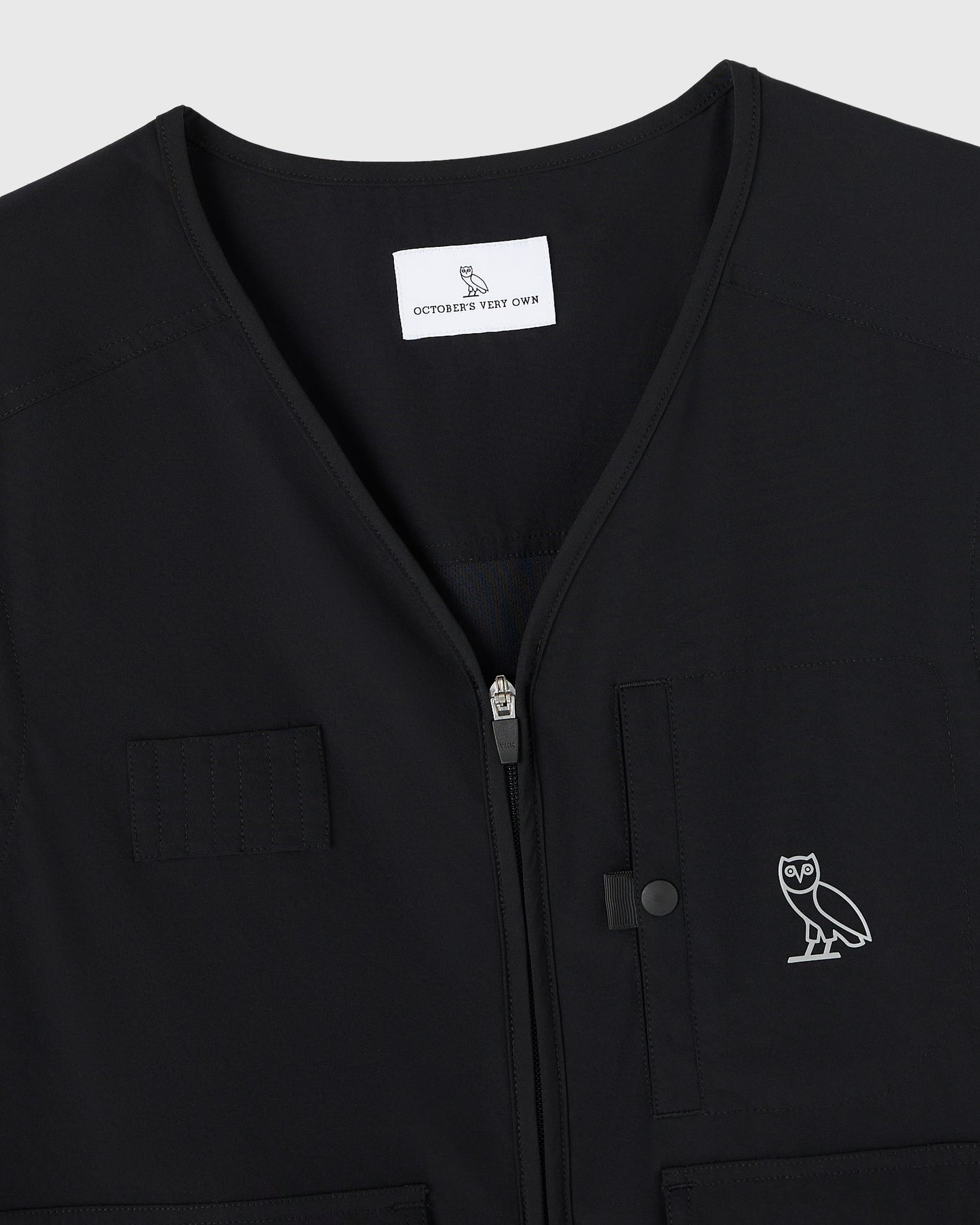 OVO Golf Stretch Nylon Vest - Black