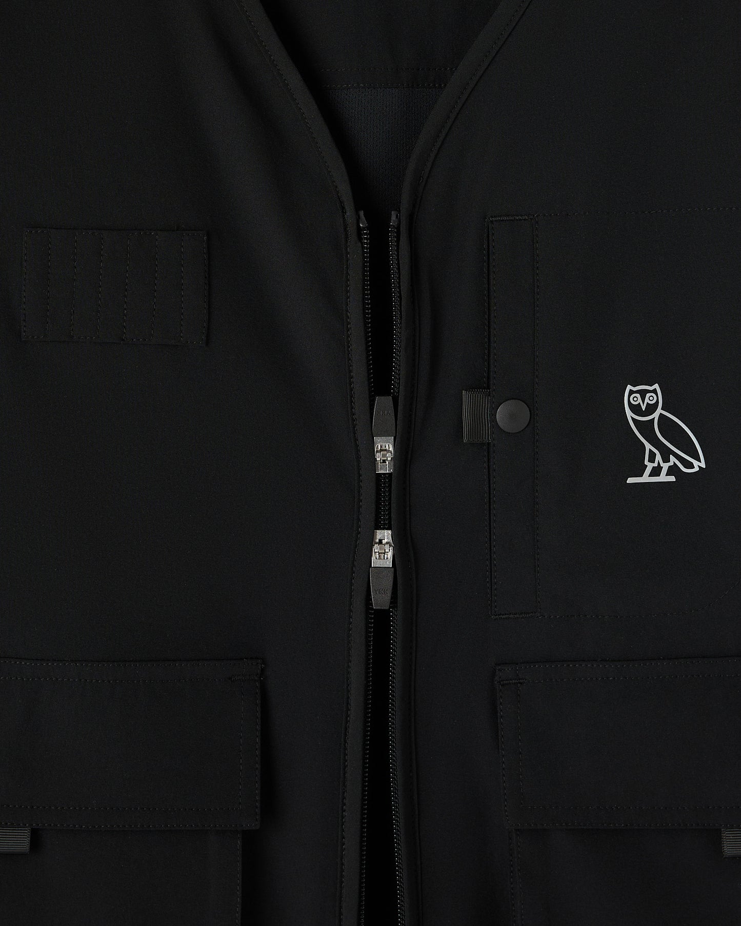 OVO Golf Stretch Nylon Vest - Black
