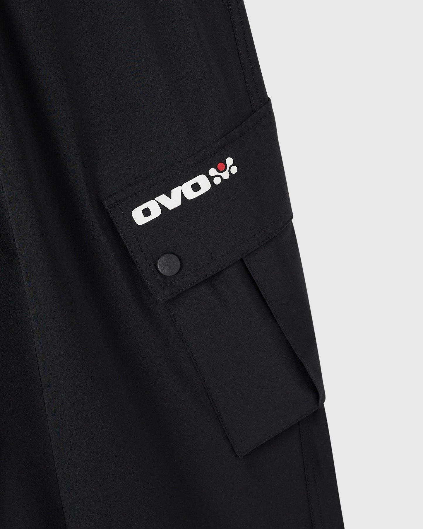Nylon Cargo Pant - Black