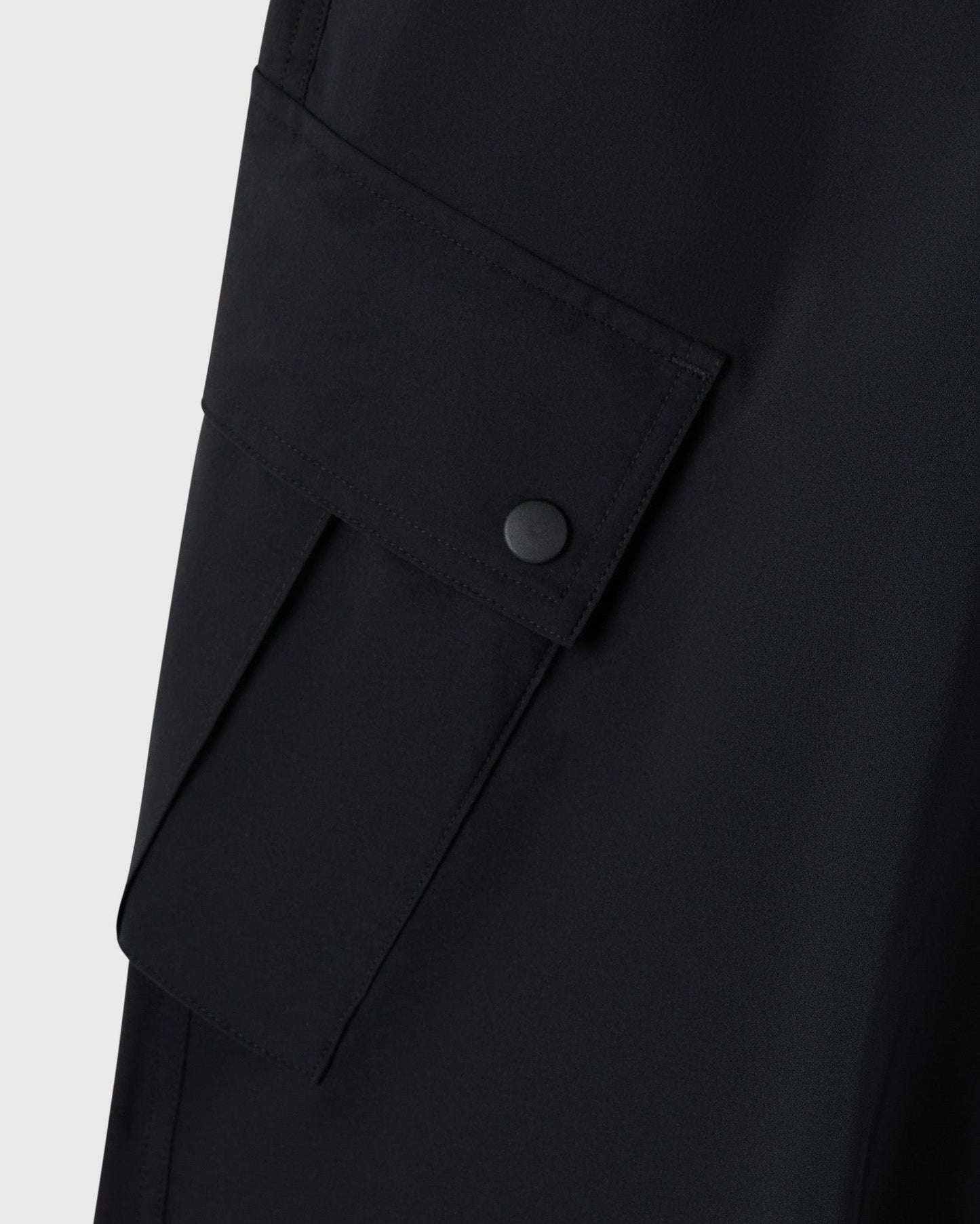Nylon Cargo Pant - Black