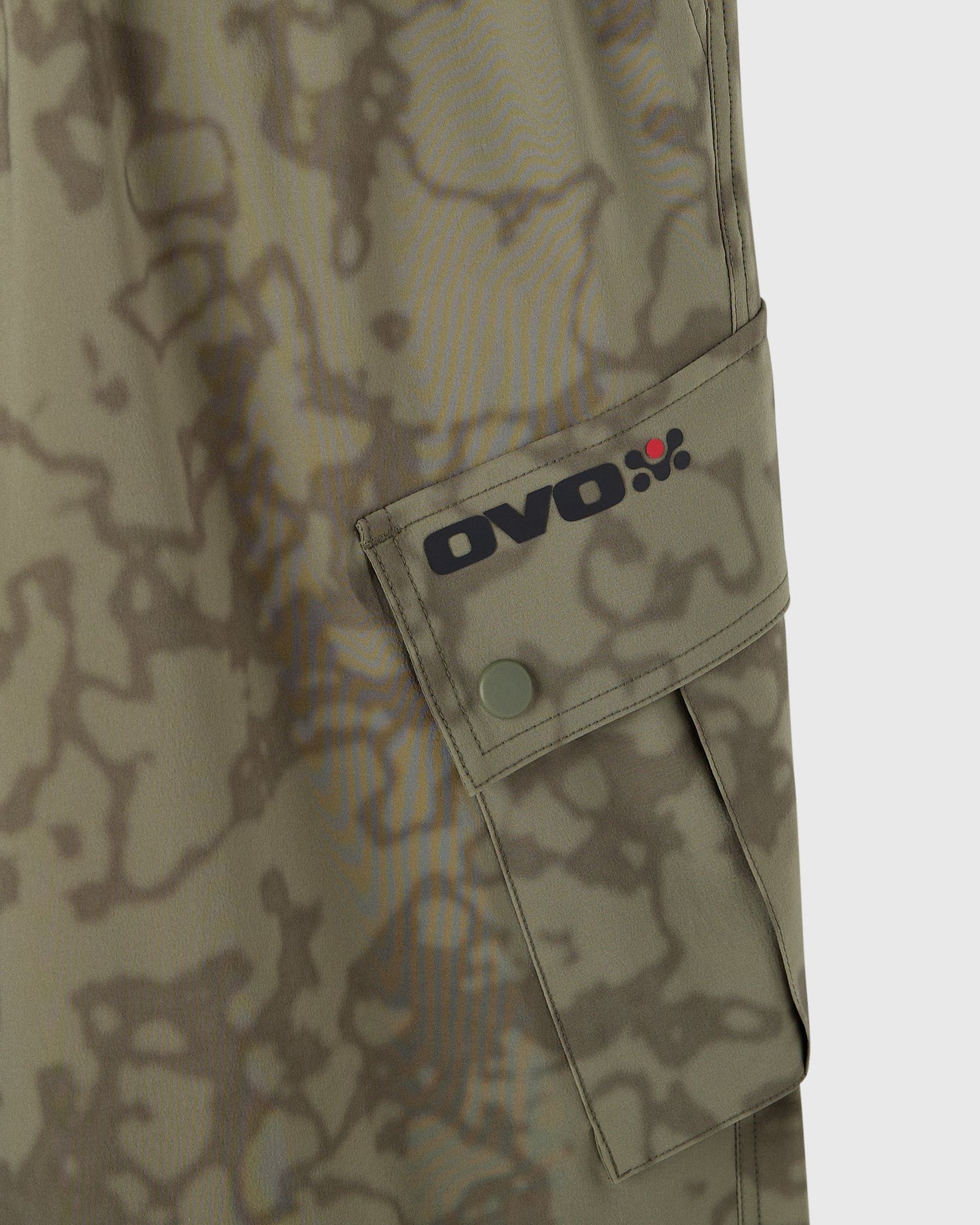 Nylon Cargo Pant - Olive Green