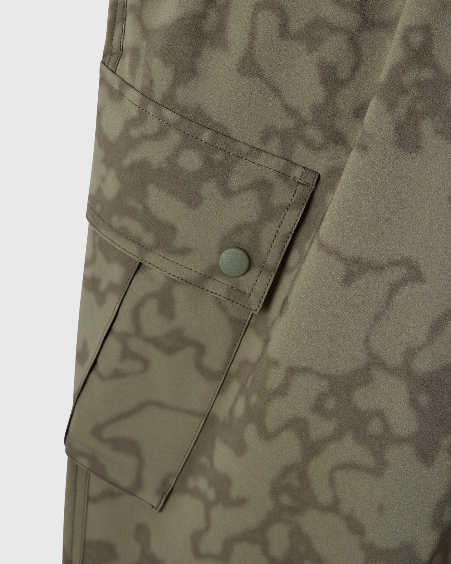 Nylon Cargo Pant - Olive Green