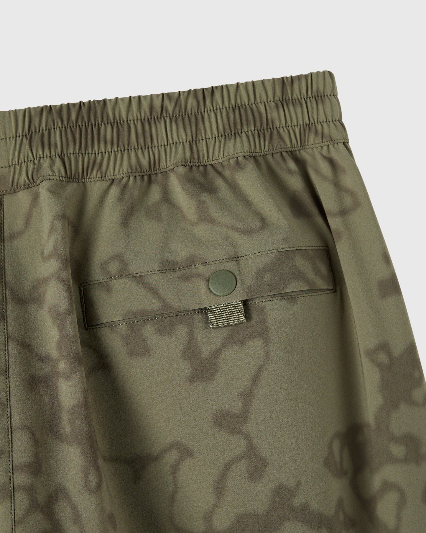 Nylon Cargo Pant - Olive Green