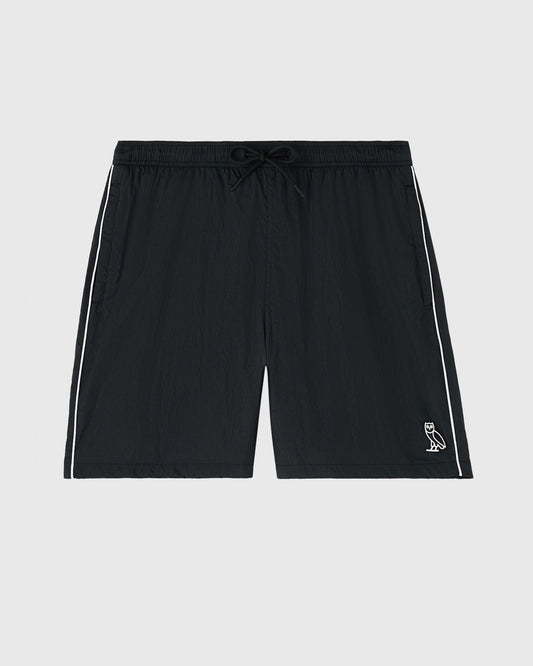 Nylon Track Short - Black