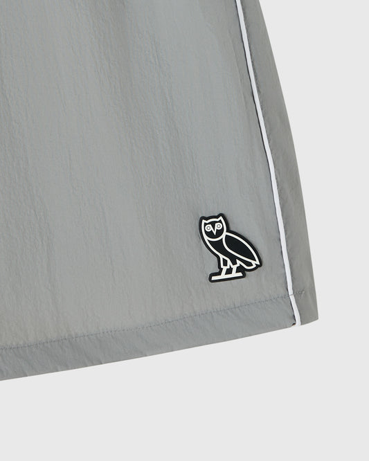 Nylon Track Short - Cool Grey