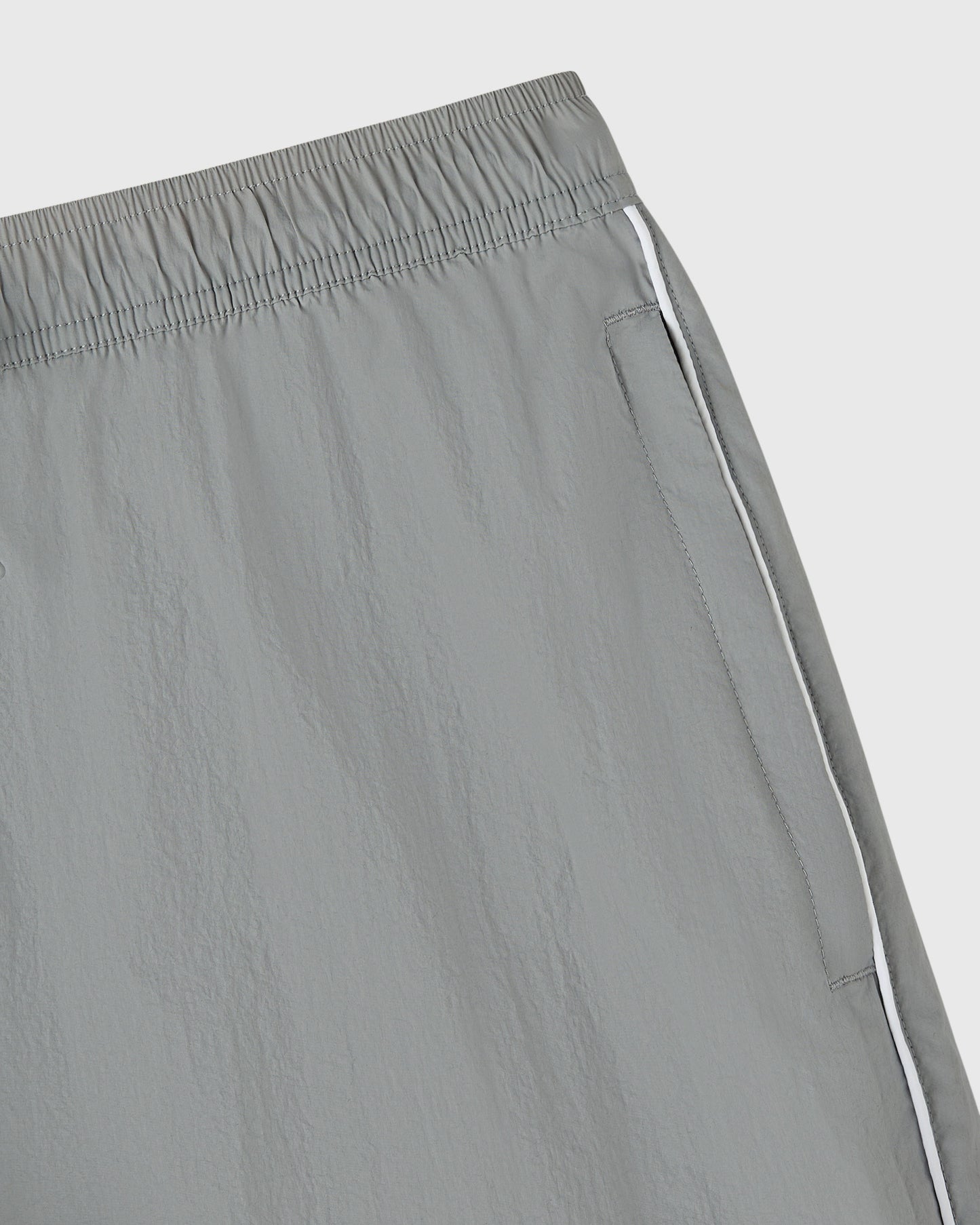 Nylon Track Short - Cool Grey