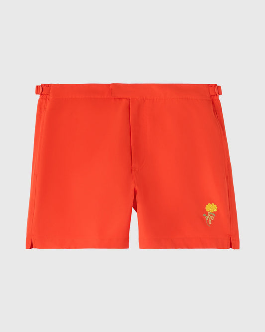 Marigold Swim Short - Signal Orange