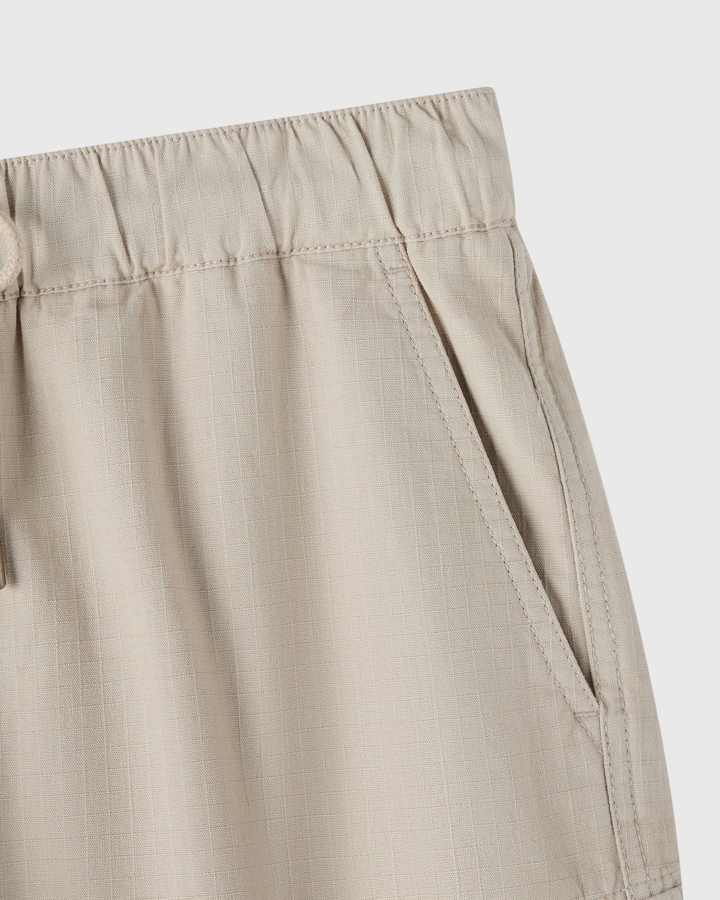 Linen Ripstop Cargo Short - Sandstone