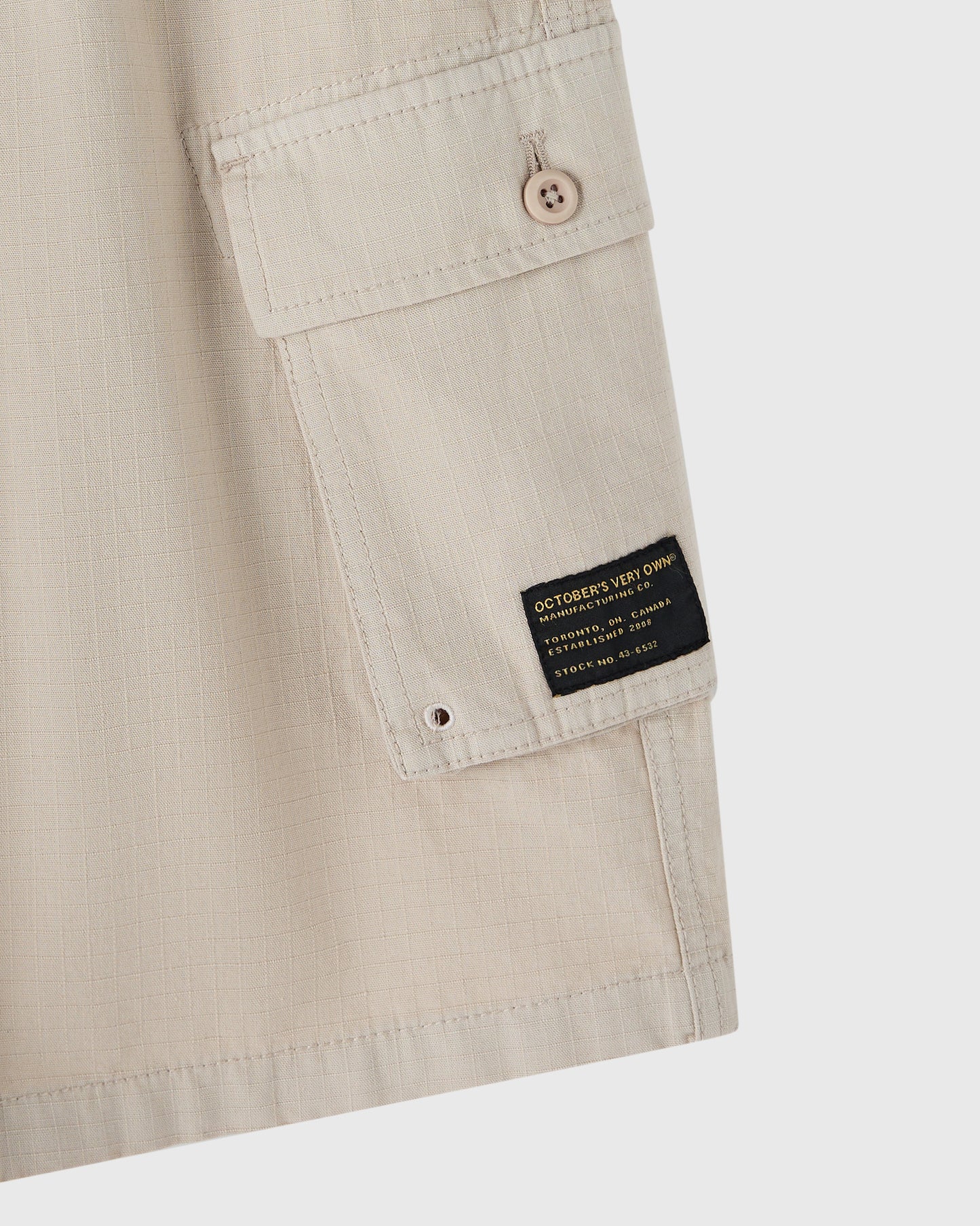 Linen Ripstop Cargo Short - Sandstone