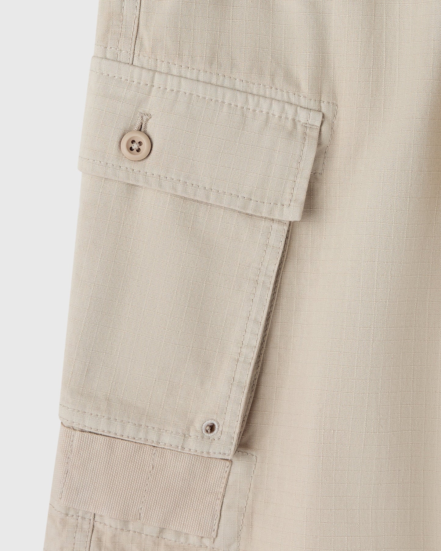 Linen Ripstop Cargo Short - Sandstone