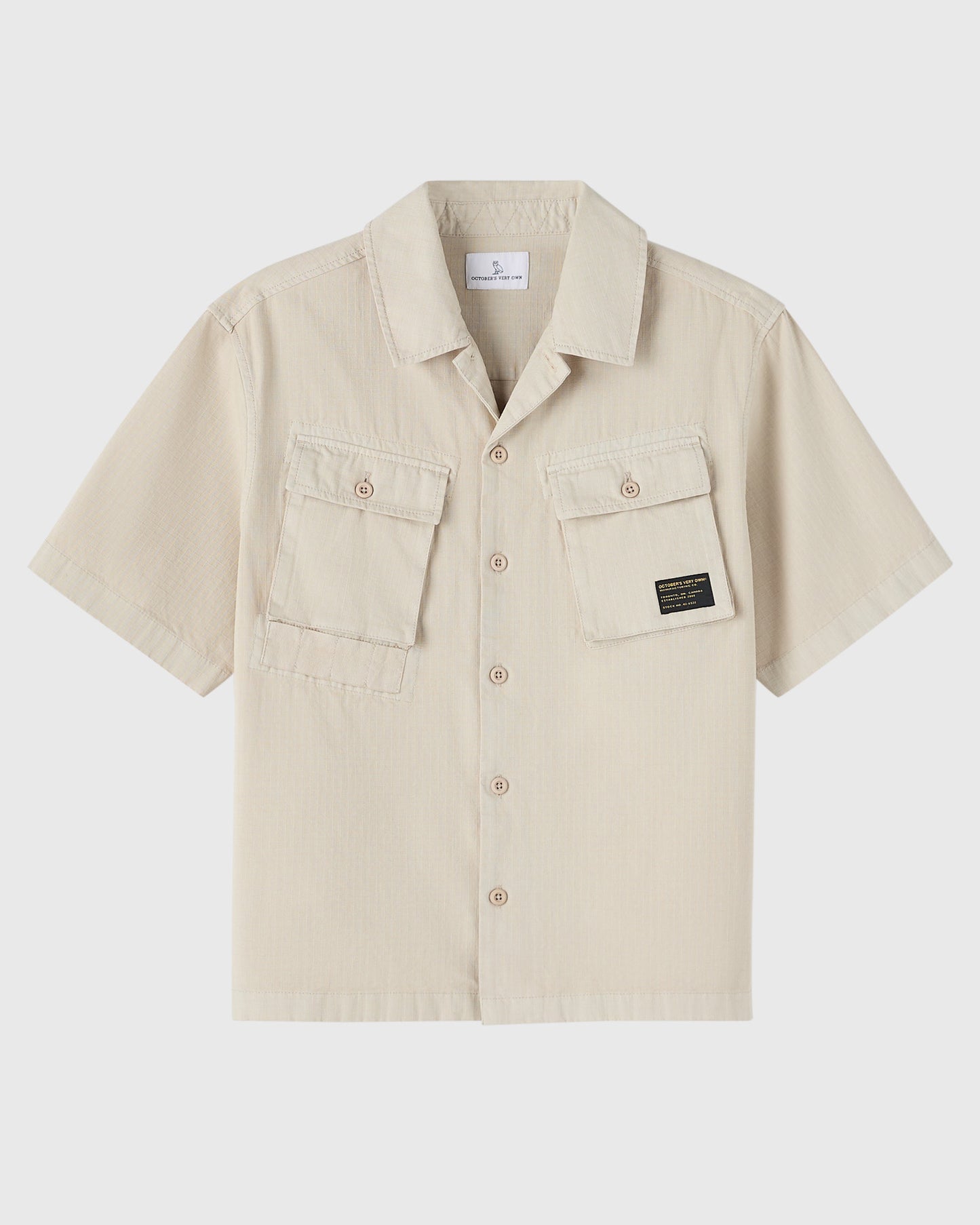 Linen Ripstop Camp Shirt