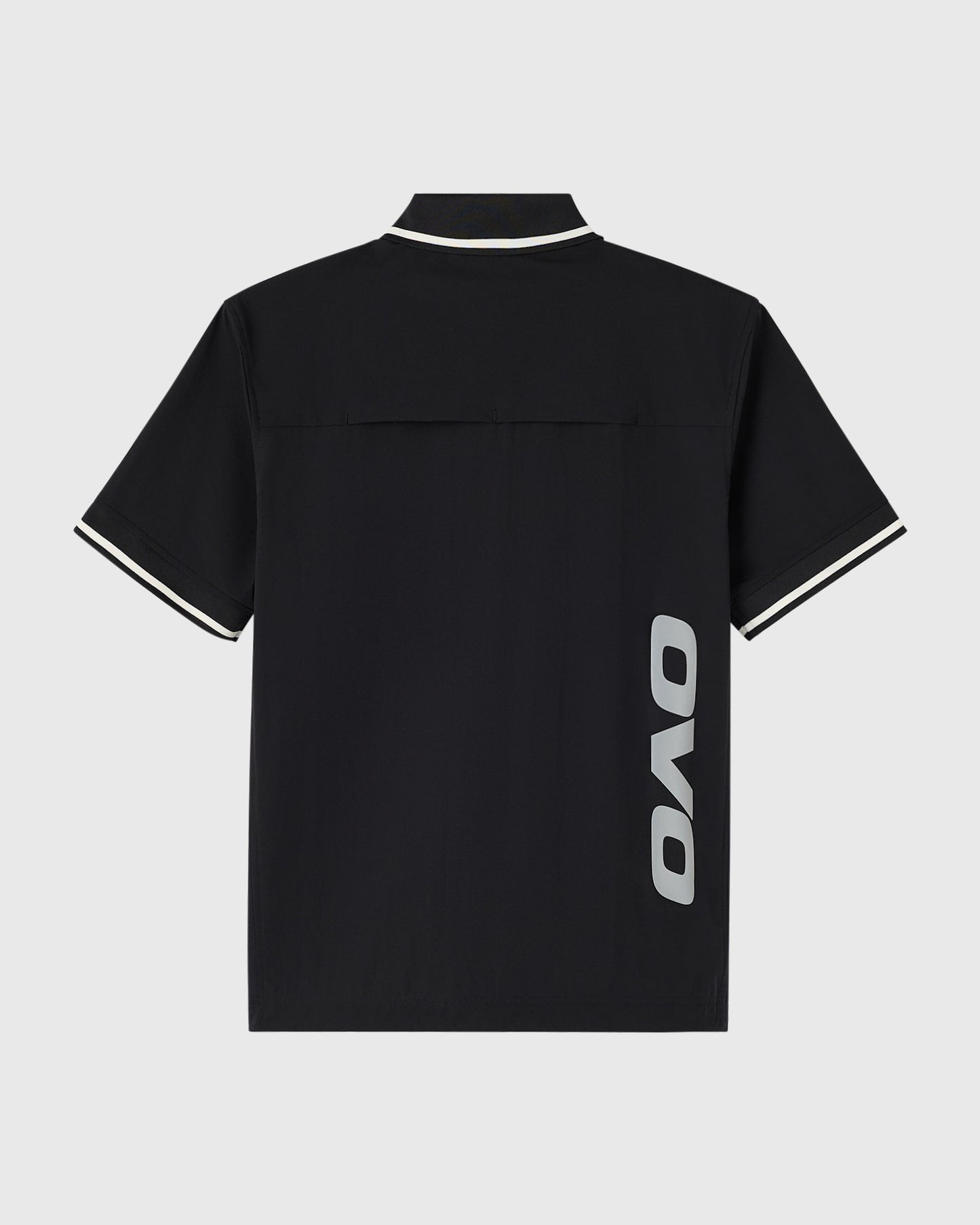OVO Golf Stretch Nylon Polo - Black