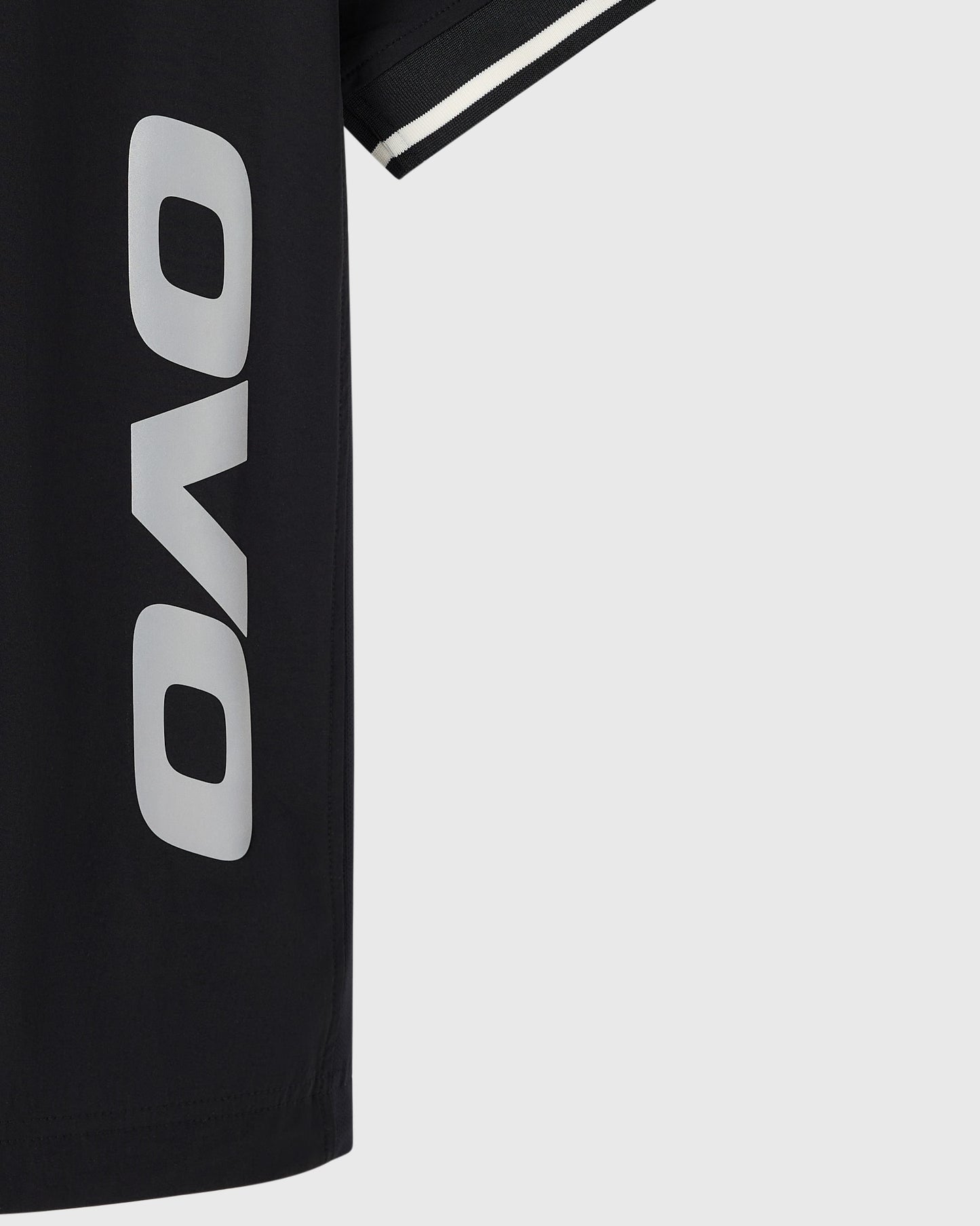 OVO Golf Stretch Nylon Polo - Black