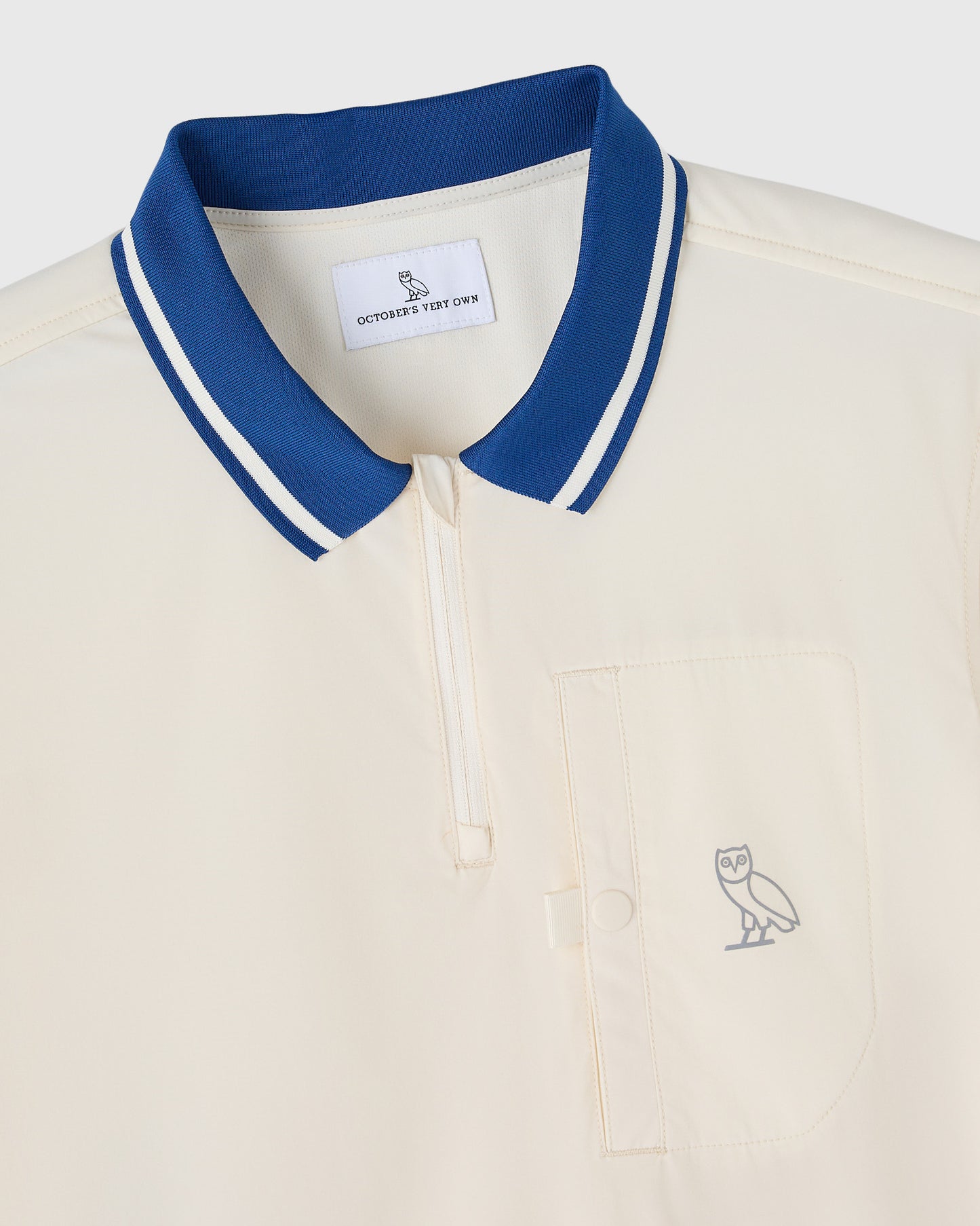 POLO DE GOLF EN NYLON - CRÈME