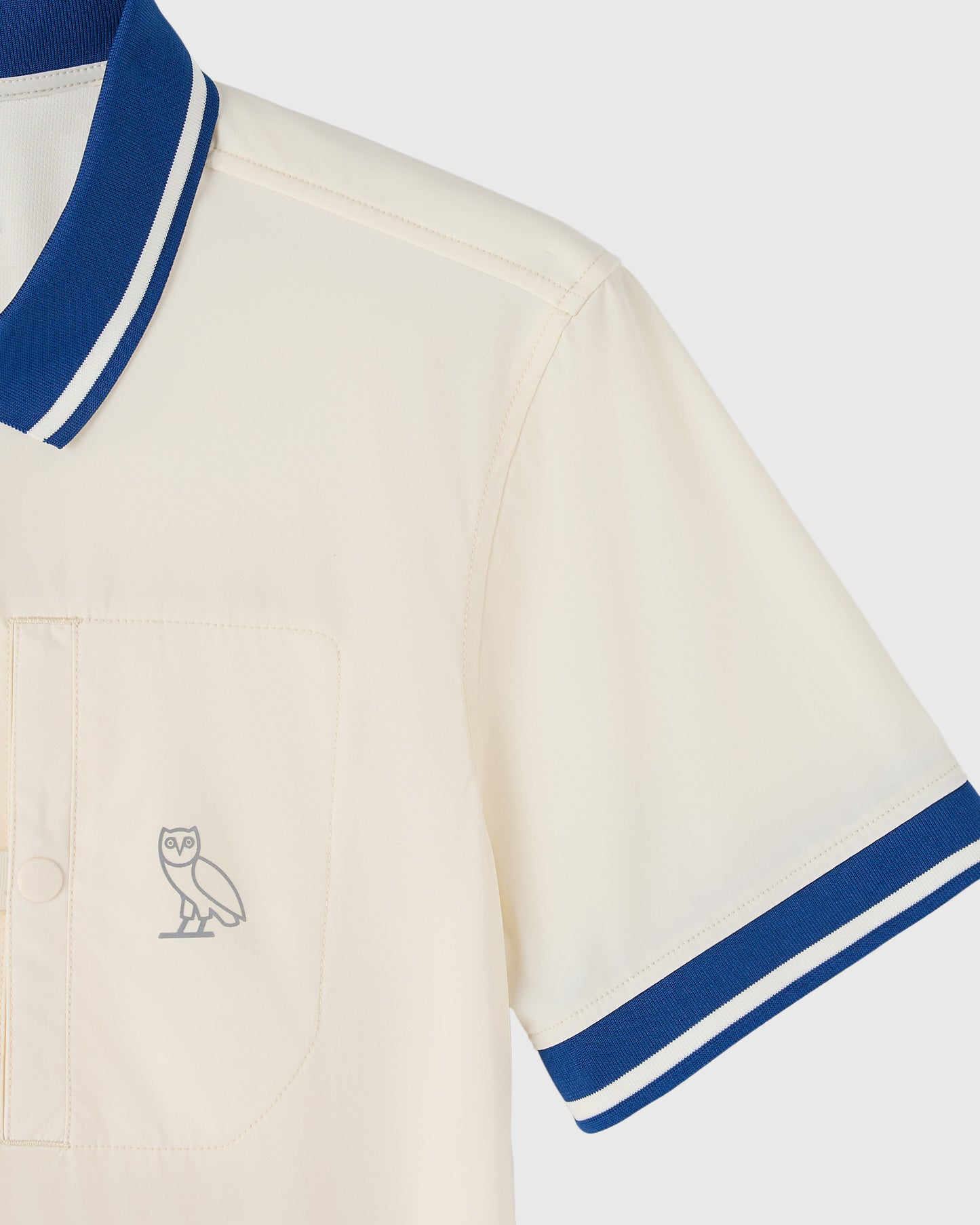 POLO DE GOLF EN NYLON - CRÈME