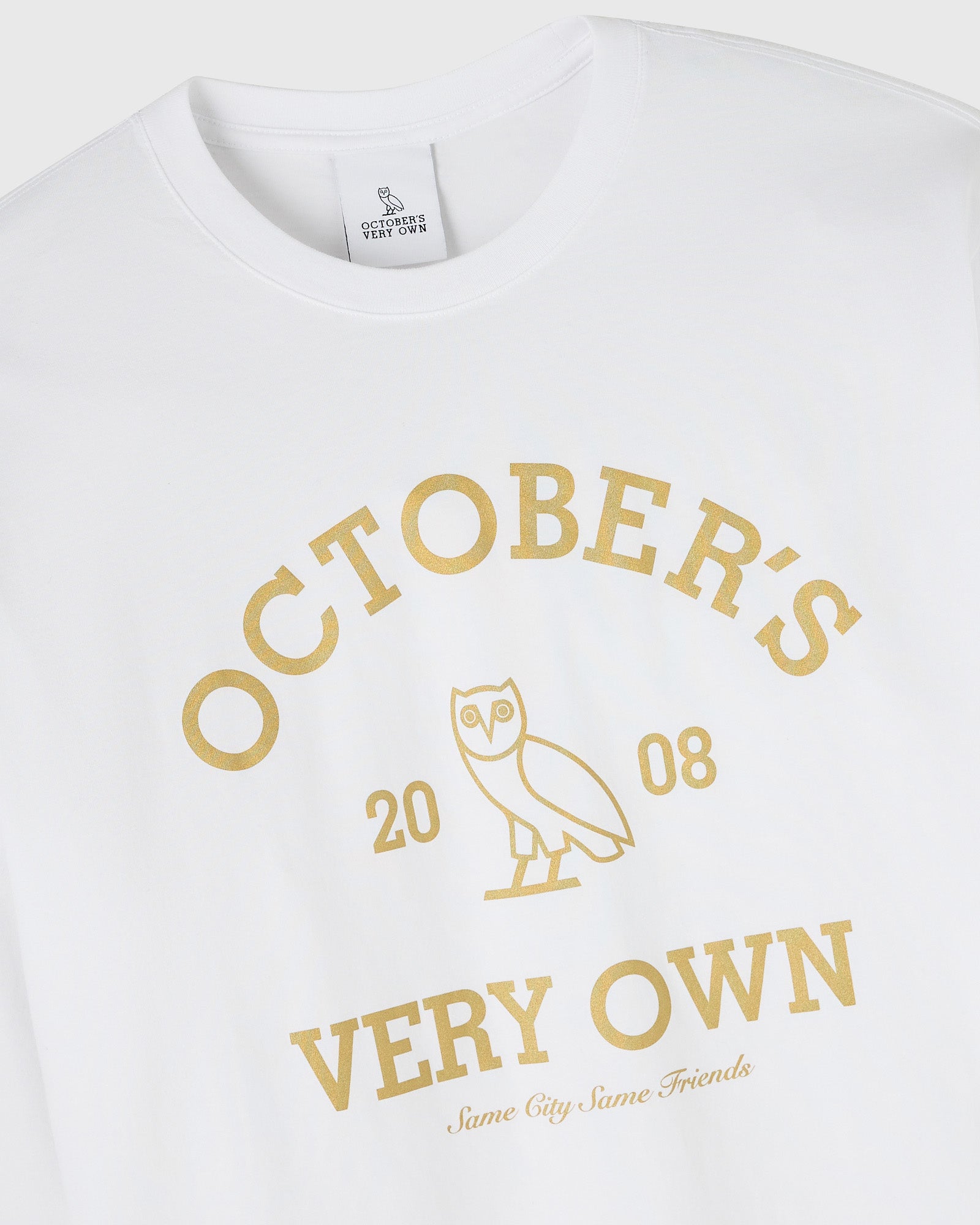 Collegiate Long-Sleeve Tee - White – October's Very Own