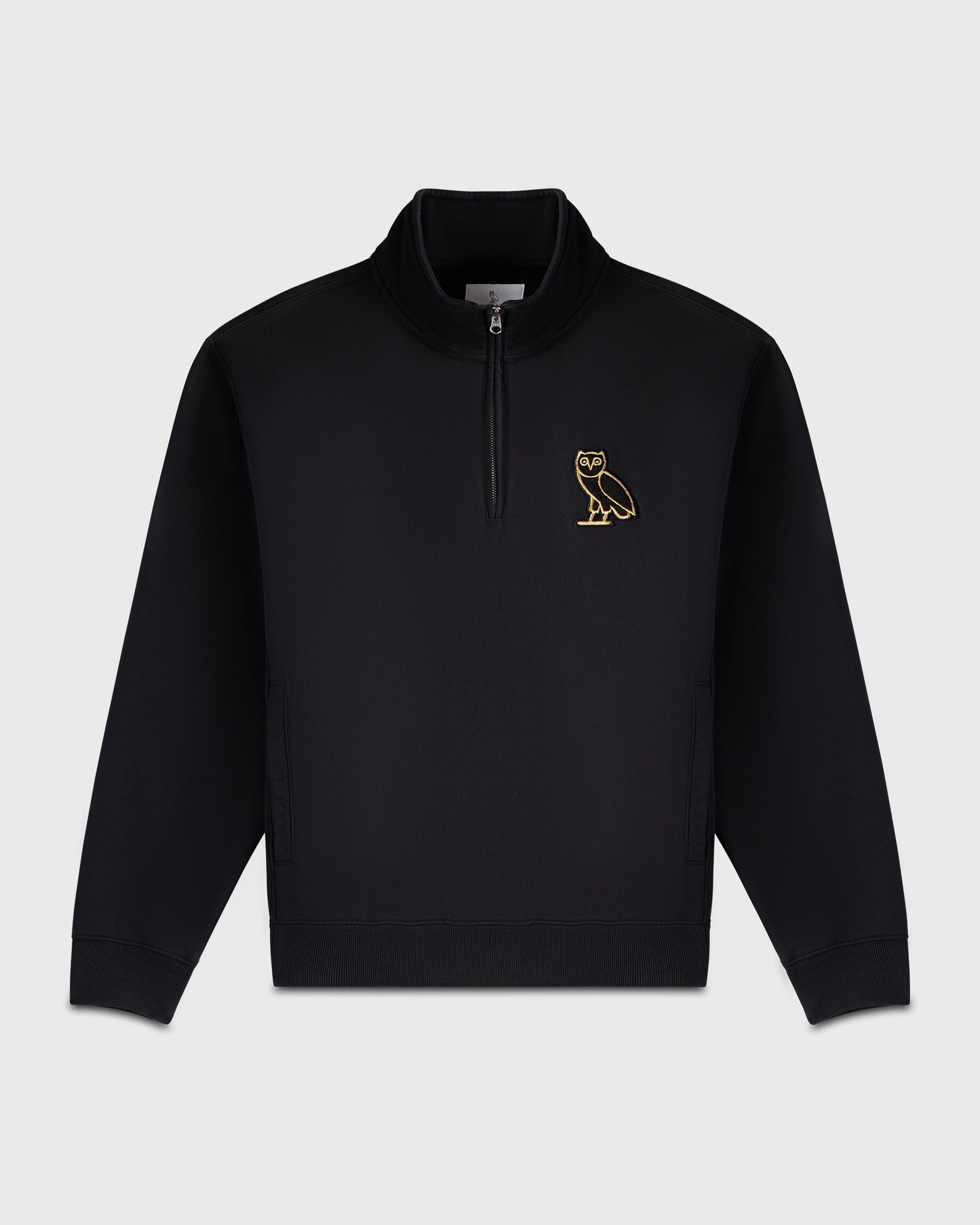 Mini OG Quarter-Zip Mockneck - Black