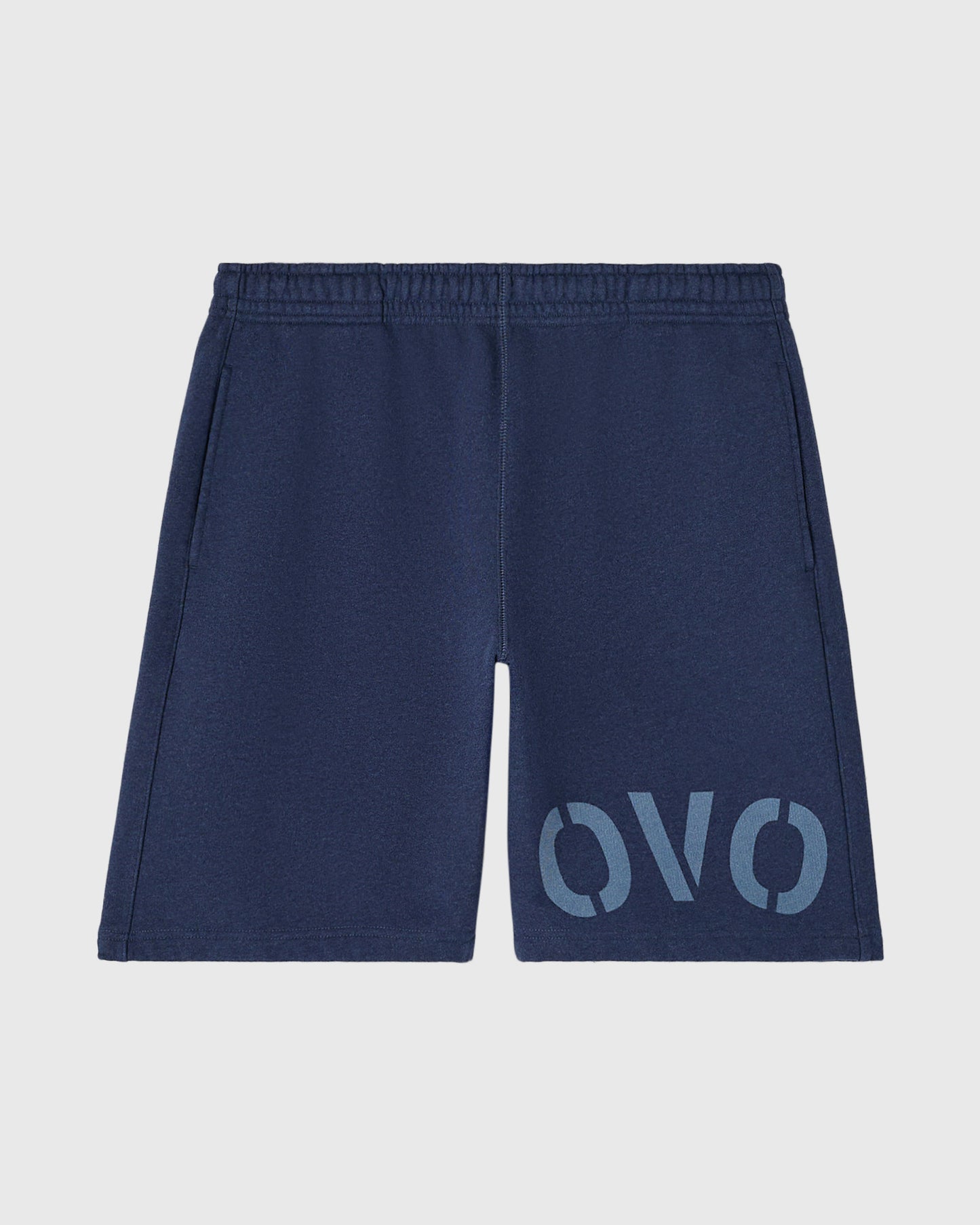 Short de survêtement teint en pièce