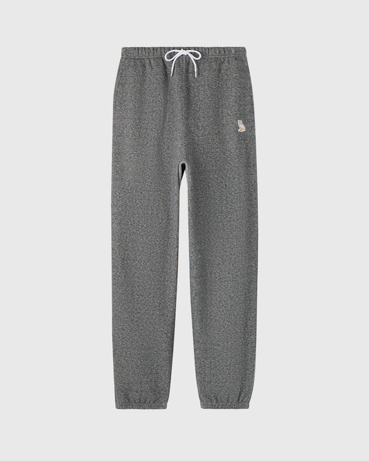 Heritage Fleece Cuffed Sweatpant - Black