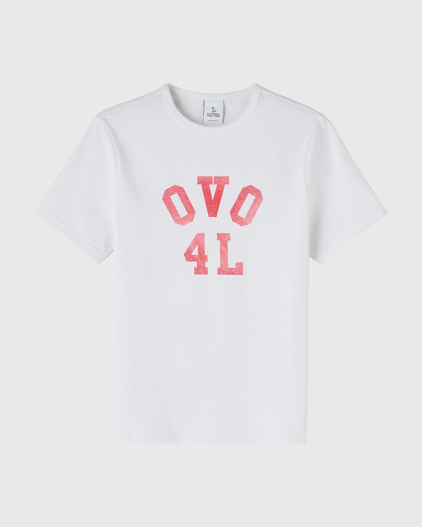 OVO4L Ladder Stitch Tee - White