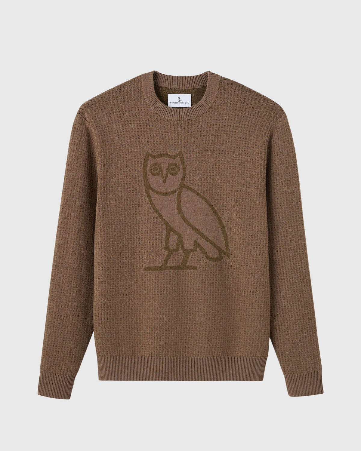Jacquard Crewneck Sweater - Linen