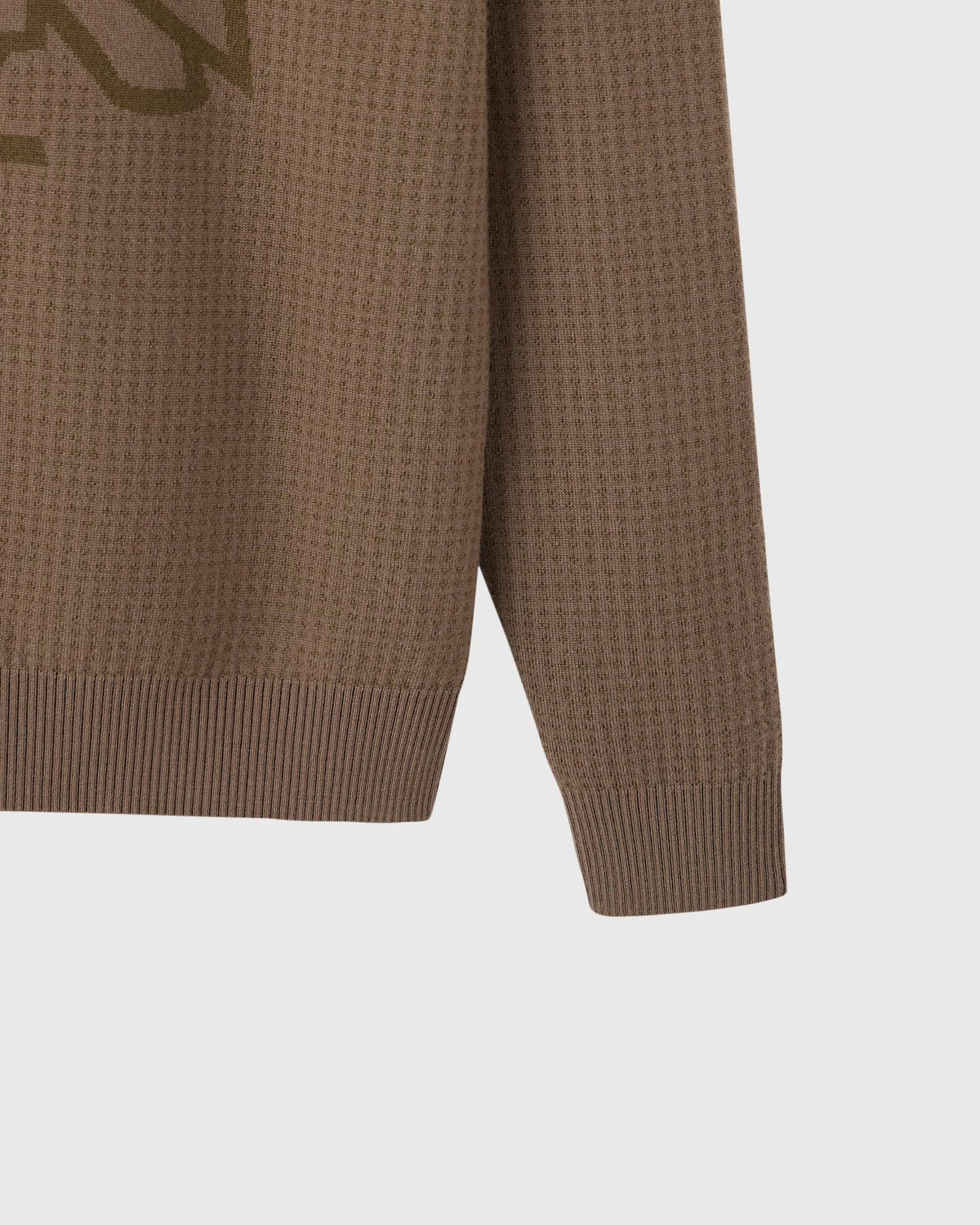 Jacquard Crewneck Sweater - Linen