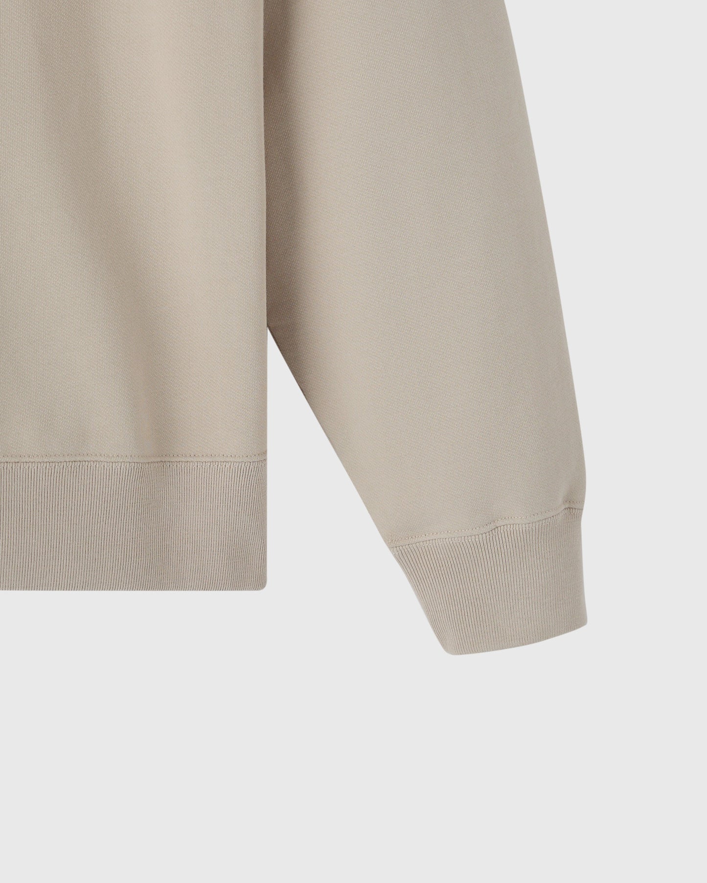 Classic Quarter-Zip Mockneck Sweatshirt - Sandstone