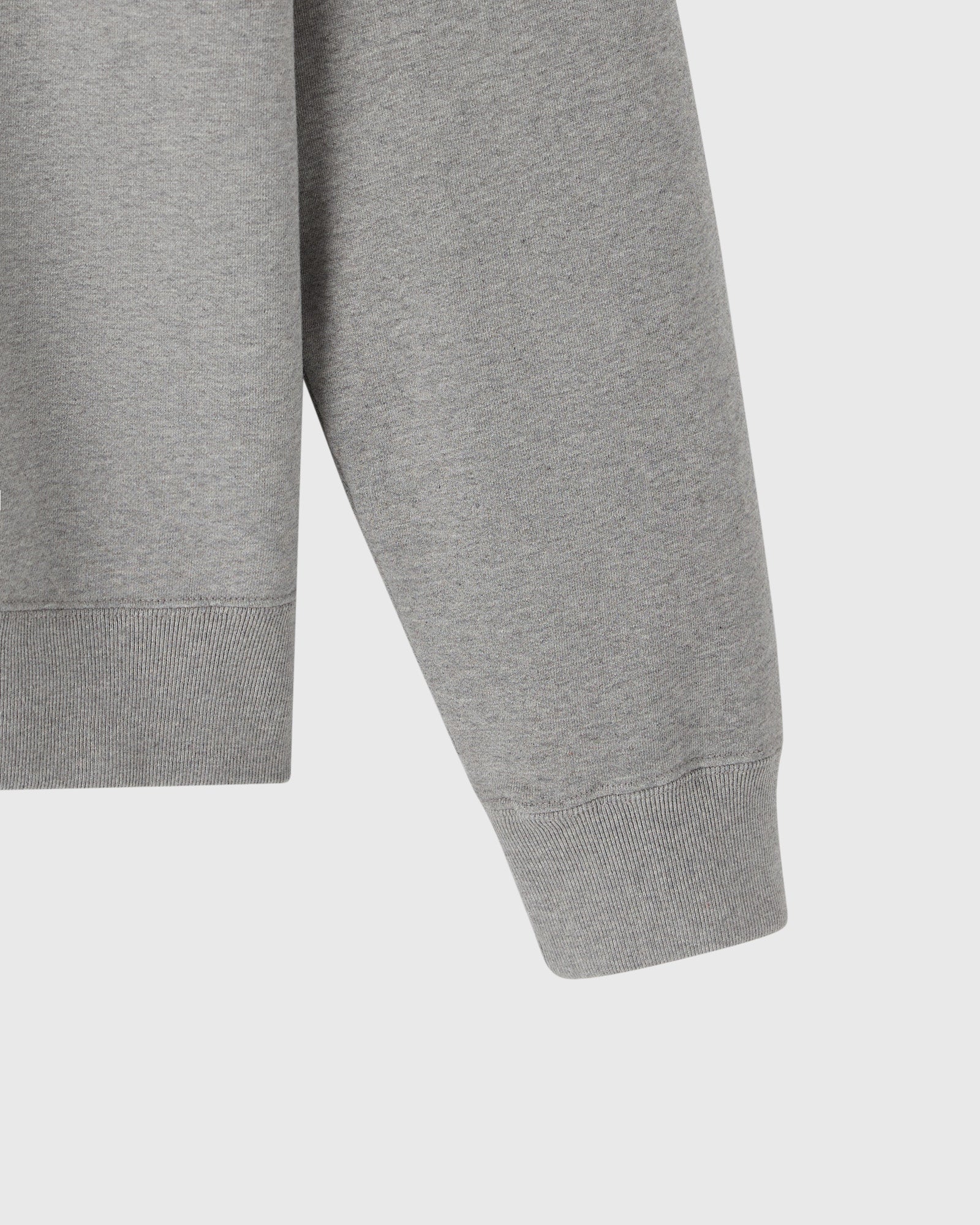 Classic Quarter-Zip Mockneck Sweatshirt - Heather Grey