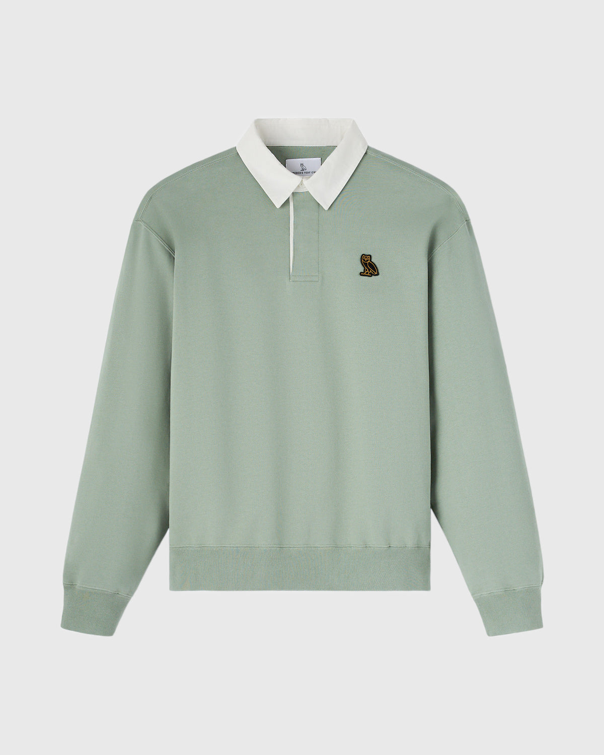 Polo de rugby classique - Vert sauge profond