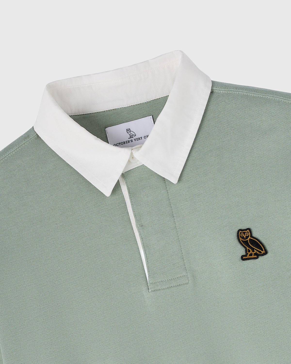Polo de rugby classique - Vert sauge profond