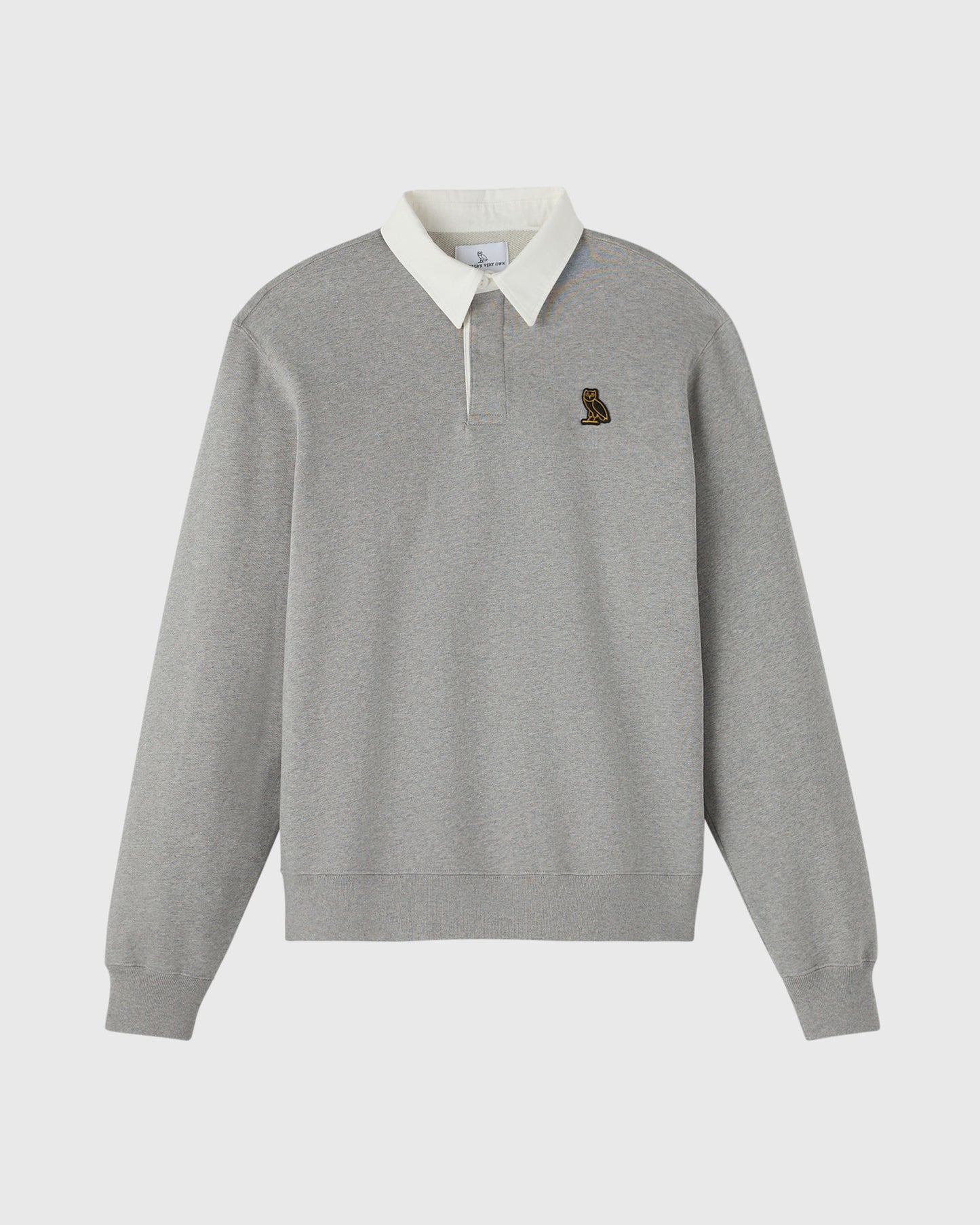 Classic Rugby Polo - Heather Grey