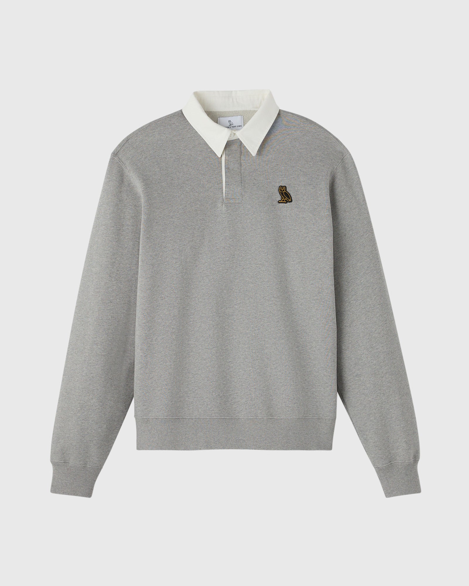 Classic Rugby Polo - Heather Grey