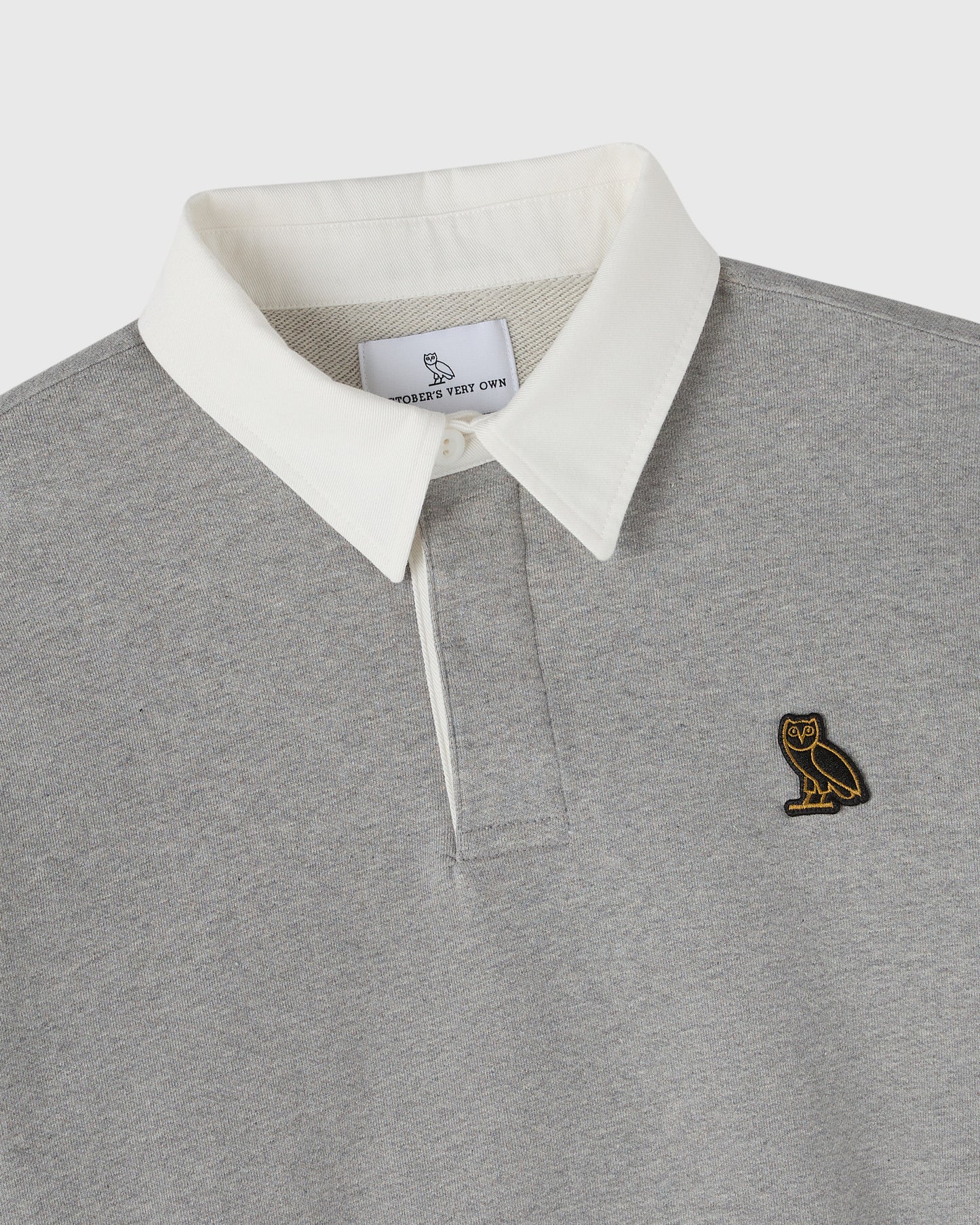 Classic Rugby Polo - Heather Grey