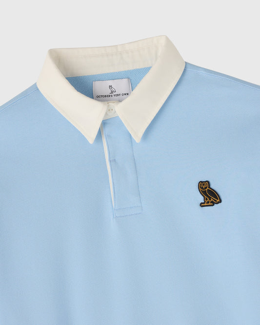 Classic Rugby Polo - Light Blue
