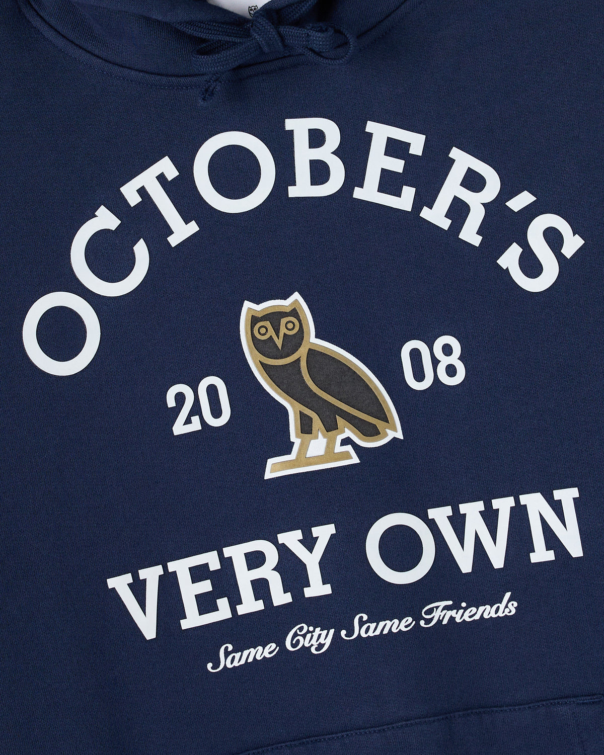 Sweat à capuche Collegiate - Bleu marine royal