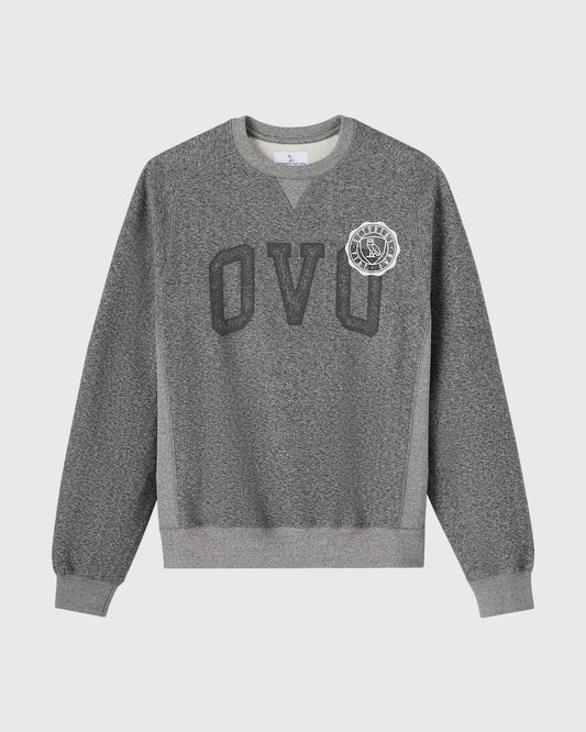 Heritage Fleece Raglan Crewneck - Black