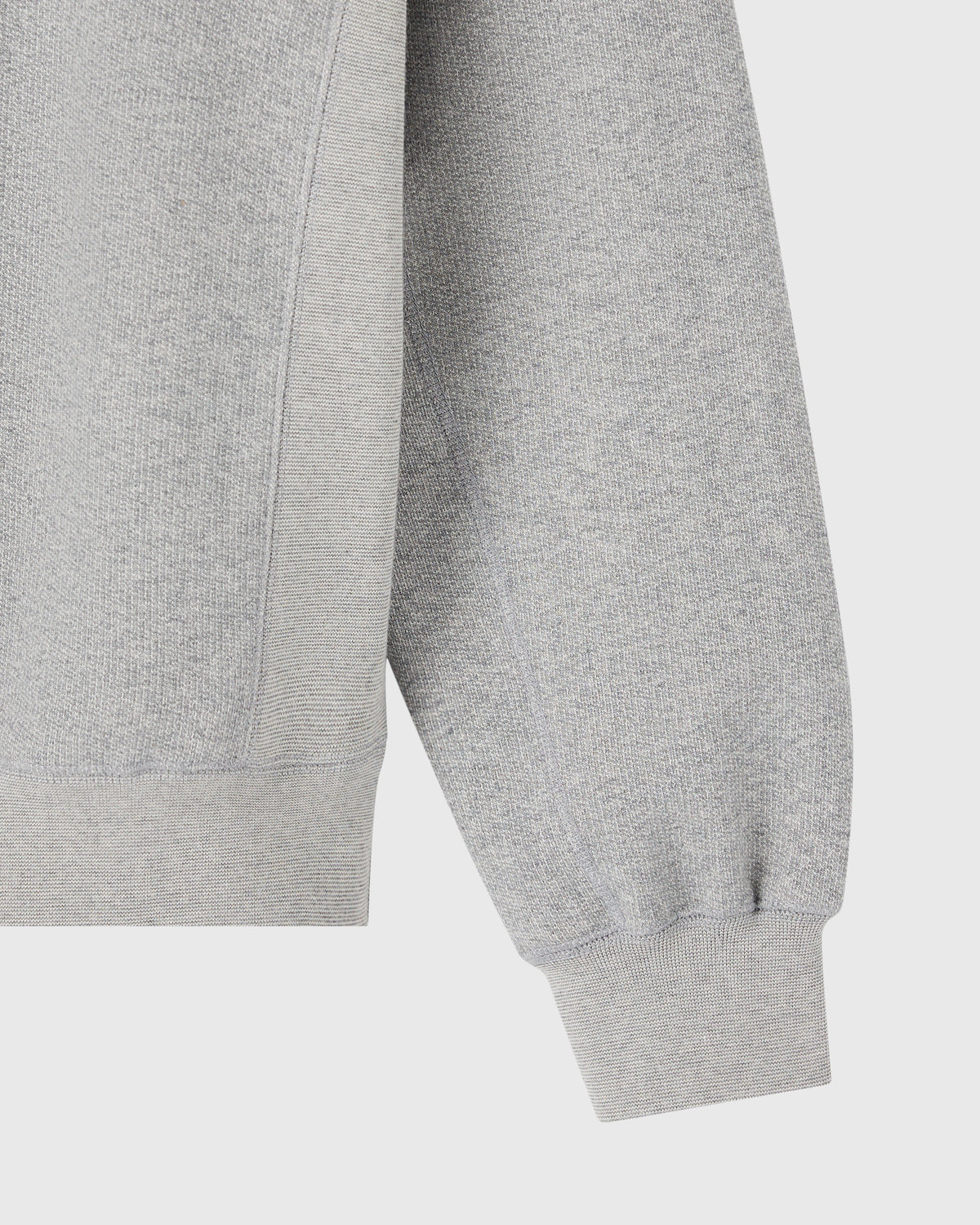 Heritage Fleece Raglan Crewneck - Heather Grey